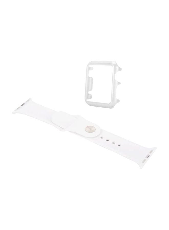 Replacement Band For Apple Watch Series 3/2/1 Silver