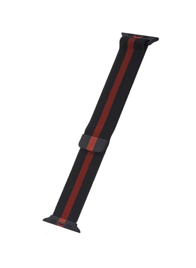 Generic - Replacement Band For Apple Watch 38mm/40mm Black/Red - Image 1