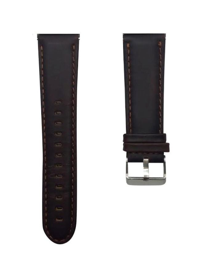 سوار بديل لساعة سامسونج جير 3 مقاس 22 مم أسود