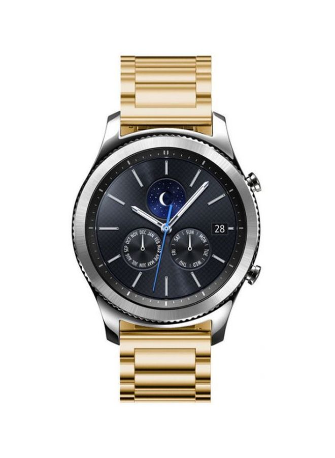 Replacement Band For Samsung Gear S3 Classic/S3 Frontier Gold - Image 2