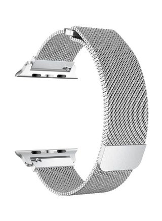 Replacement Bracelet Band For Apple Watch Series 3/2/1 Silver - v1570706543/N30713123A_1