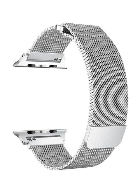 Replacement Bracelet Band For Apple Watch Series 3/2/1 Silver