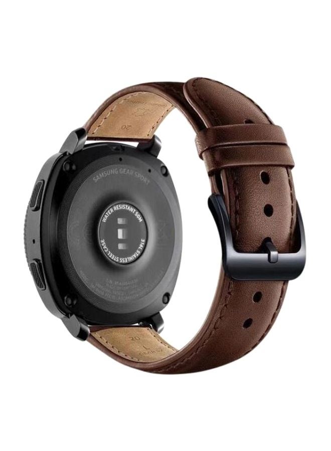 Replacement Smartwatch Band For Samsung Galaxy Gear S2 20mm Brown