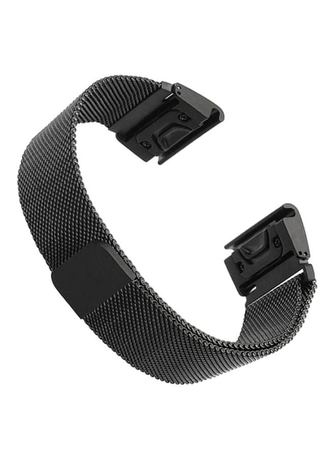 Replacement Band For Garmin Fenix 5X Plus/5X Plus Sapphire Black