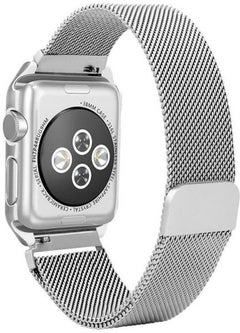 ISank Stainless Steel Band And Frame For Apple Watch 42mm Silver  - Image 3