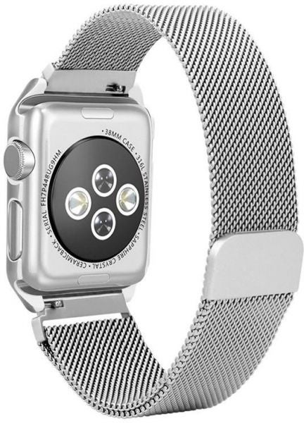 ISank - Stainless Steel Band And Frame For Apple Watch 42mm Silver - Image 1
