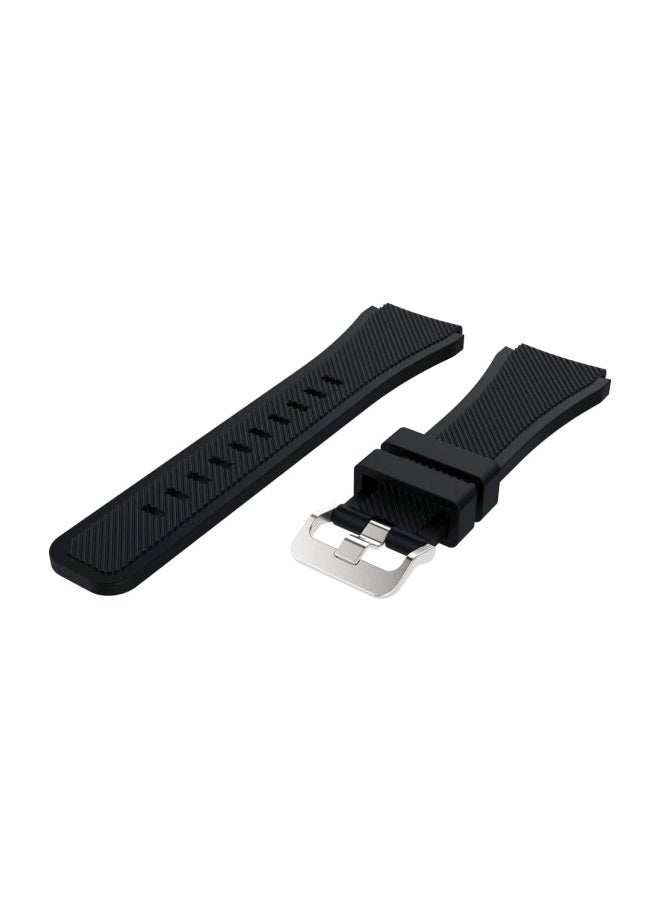 Replacement Silicone Band For Samsung Galaxy Watch 46mm Black