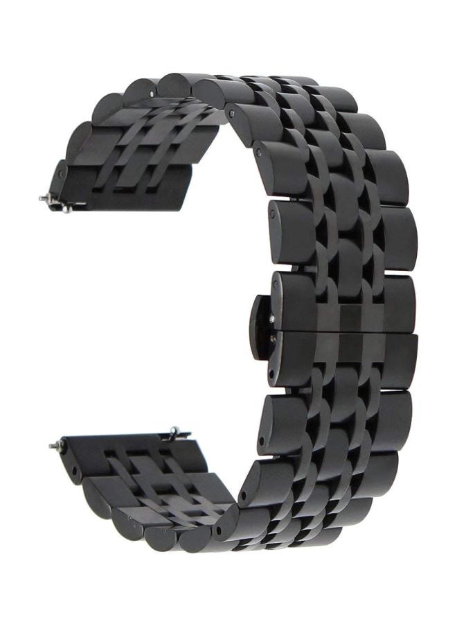 TRUMiRR Replacement Band For Samsung Gear S3 Classic/Frontier Black