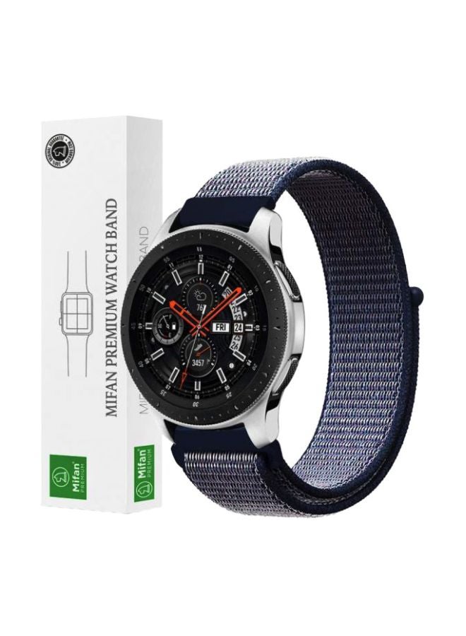 ميفان سوار بديل لساعة سامسونج جالاكسي مقاس 46 مم أسود