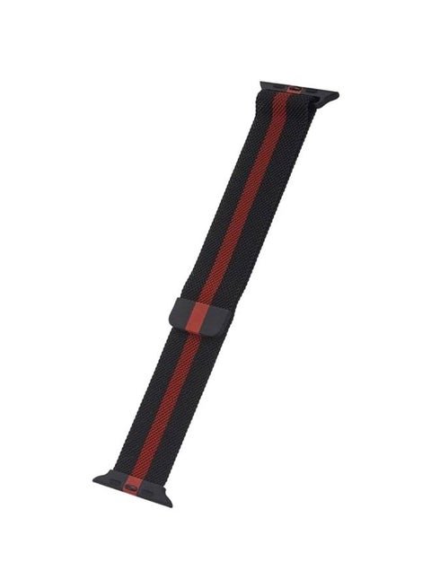 Replacement Band Apple Watch 42mm/44mm Black/Red