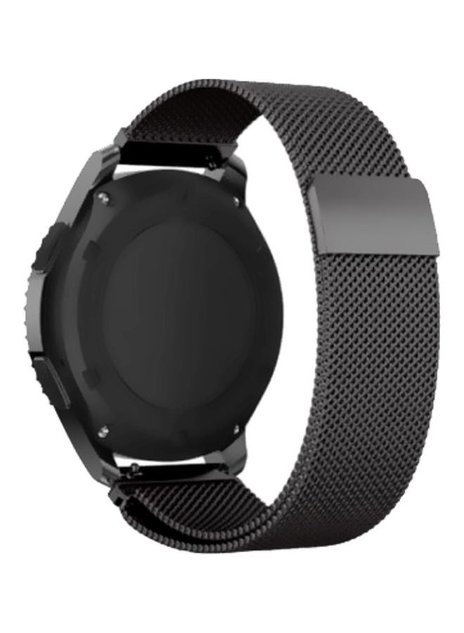 Replacement Leather Band For Samsung Gear S3 Watch Black