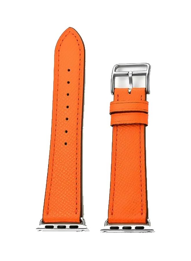 Mifan - Replacement Watch Band For Apple Watch Series 1/2/3/4 38/40 mm Orange - Image 1