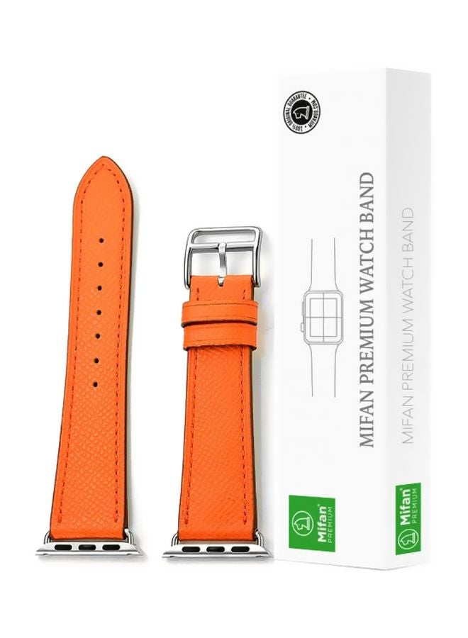 Mifan - Replacement Watch Band For Apple Watch Series 1/2/3/4 38/40 mm Orange - Image 1