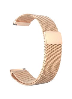 Replacement Strap For Samsung Gear S3/Gear S3 Frontier/S3 Classic/Galaxy/Moto 360 (2nd Gen) Band 46 mm Gold