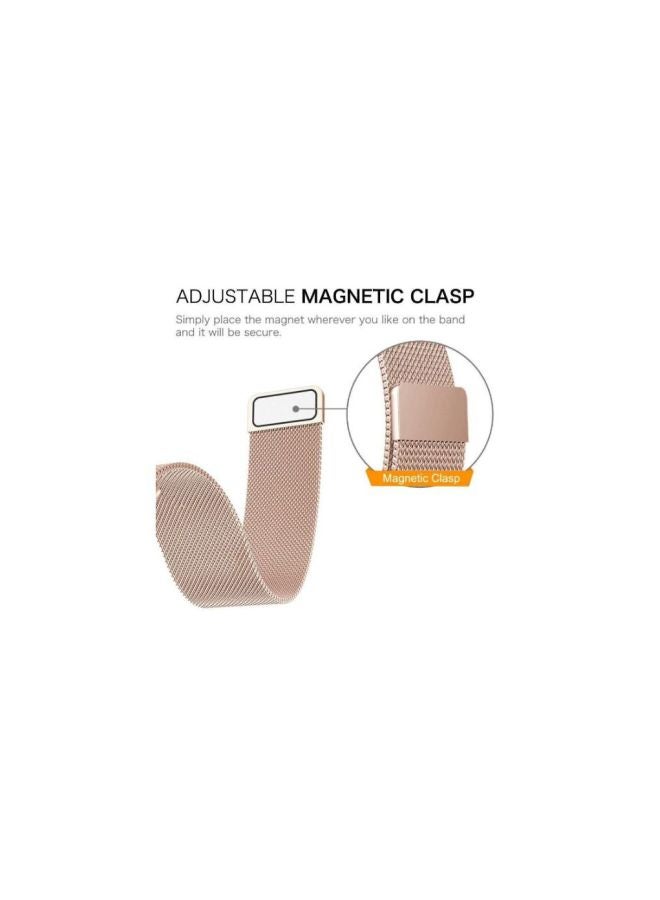 Replacement Band For Samsung Gear S3 Classic/Frontier 22mm Rose Gold - Image 5