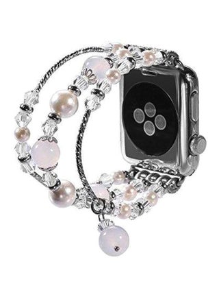 Replacement Strap Band For Apple Watch 38mm Silver/Pink/White - v1570706756/N30702156A_1