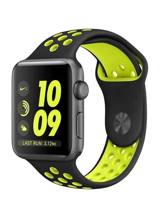 Replacement Band For Apple Watch Series 3/2/1 Black/Green