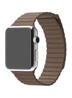 Replacement Leather Band For Apple Watch 42mm Brown