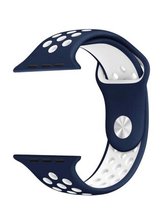 Replacement Strap For Apple Watch 38 mm Blue/Grey - v1570706812/N30702267A_1