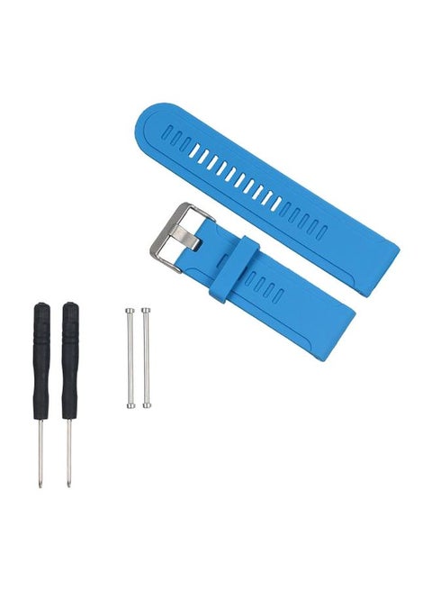 Replacement Wrist Band For Garmin D2/fenix 2/3/3 Hr/quatix 3/tactix Blue
