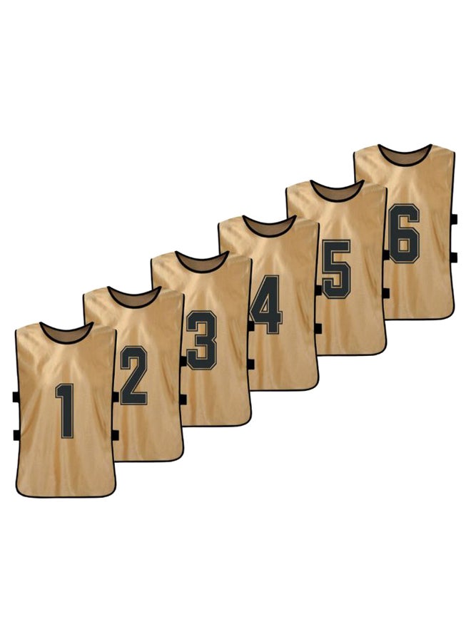 6-Piece Quick Drying Scrimmage Practice Vest Set 43 x 63cm - v1570706840/N30574423A_1