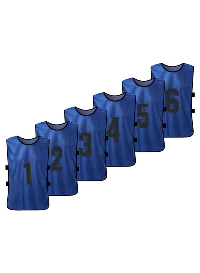 Walmeck 6-Piece Quick Drying Scrimmage Practice Vest Set 43 x 63cm - Image 1