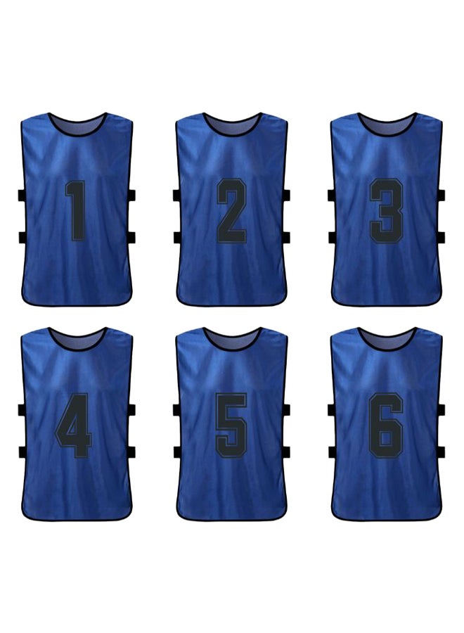 Walmeck 6-Piece Quick Drying Scrimmage Practice Vest Set 43 x 63cm - Image 2