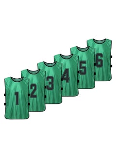 ANSELF 6-Piece Quick Drying Scrimmage Practice Vest Set 32 x 55cm  - Image 1