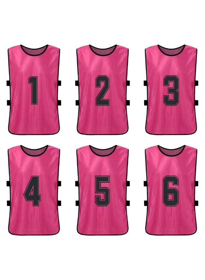 6-Piece Quick Drying Scrimmage Practice Vest Set 32 x 55cm - v1570706853/N30574442A_2