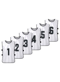 ANSELF 6-Piece Quick Drying Scrimmage Practice Vest Set 32 x 55cm  - Image 1