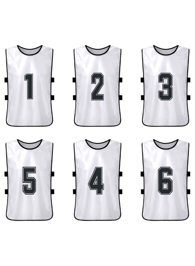 ANSELF 6-Piece Quick Drying Scrimmage Practice Vest Set 32 x 55cm  - Image 2