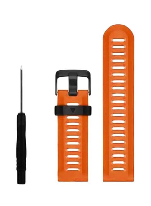 Replacement Band For Garmin Fenix 3 With Tool Orange