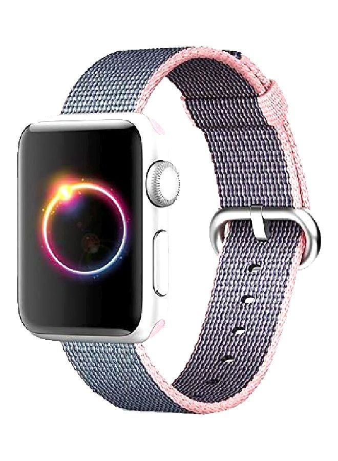 Generic - Replacement Band For Apple Watch Series 1/2 Sports Edition 42mm Blue/Pink - Image 1