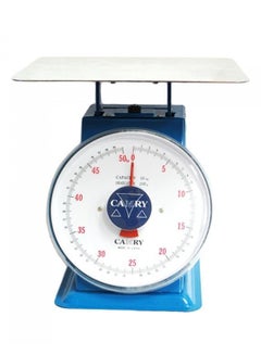 Digital Analog Weighing Kitchen Scale 50kg Blue 50kg