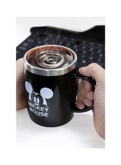 Disney Stainless Steel Cartoon Mickey Office Insulated Coffee Mug Cup Black 15cm  - Image 2