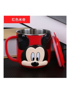 Disney Stainless Steel Cartoon Mickey Office Insulated Coffee Mug Cup Multicolour 15cm  - Image 2