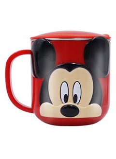 Disney Stainless Steel Cartoon Mickey Office Insulated Coffee Mug Cup Multicolour 15cm  - Image 1