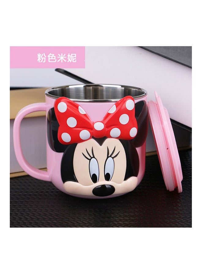 Disney Stainless Steel Cartoon Micky Office Insulated Coffee Mug Cup Multicolour 15cm  - Image 2