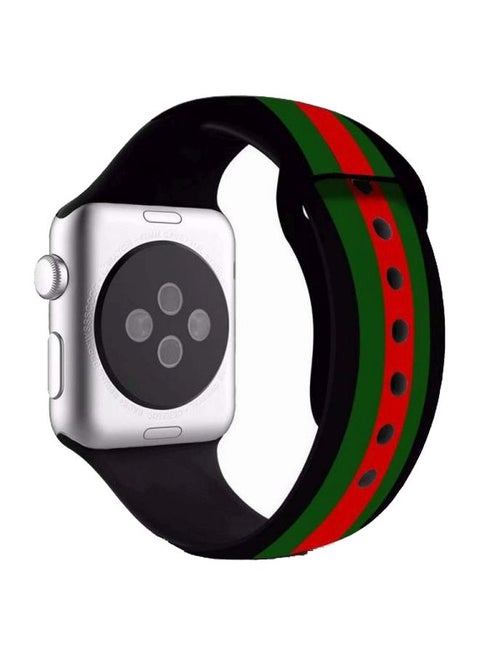 Replacement Band For Apple Watch Series 1/2/3/4 44mm Red/Black/Green