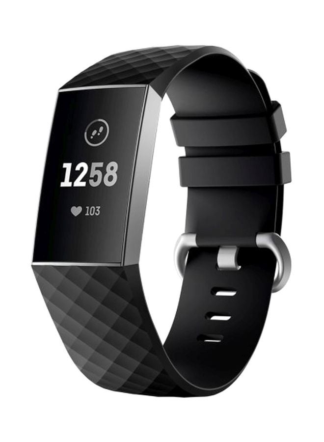 Replacement Band For Fitbit Charge 3 Black