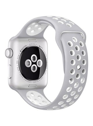 Replacement Band For Apple Watch Series 4 44mm Grey/White - v1570707060/N30715105A_1