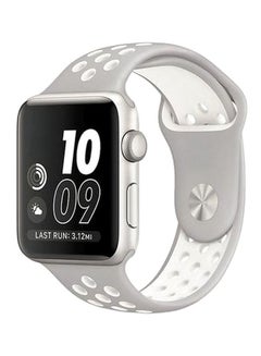 Replacement Band For Apple Watch Series 3/2/1 Grey/White