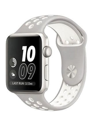 Replacement Band For Apple Watch Series 3/2/1 Grey/White - v1570707084/N30715138A_1