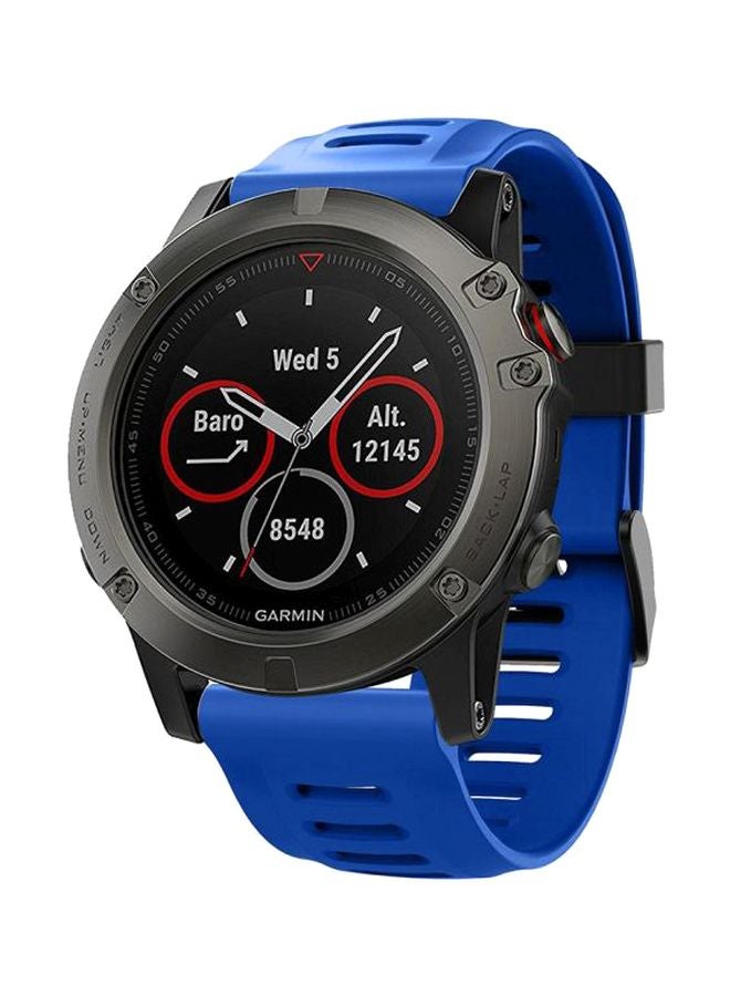 Replacement Band For Garmin Fenix 3/Fenix 3 HR/Fenix 5X Blue