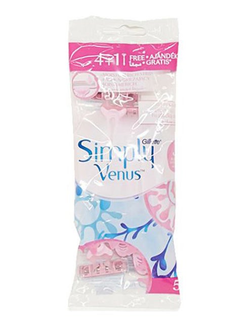 5-Piece Venus Disposable Razors Set Pink