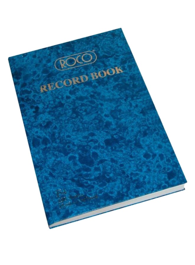 روكو دفتر تسجيل مقاس F4 أزرق