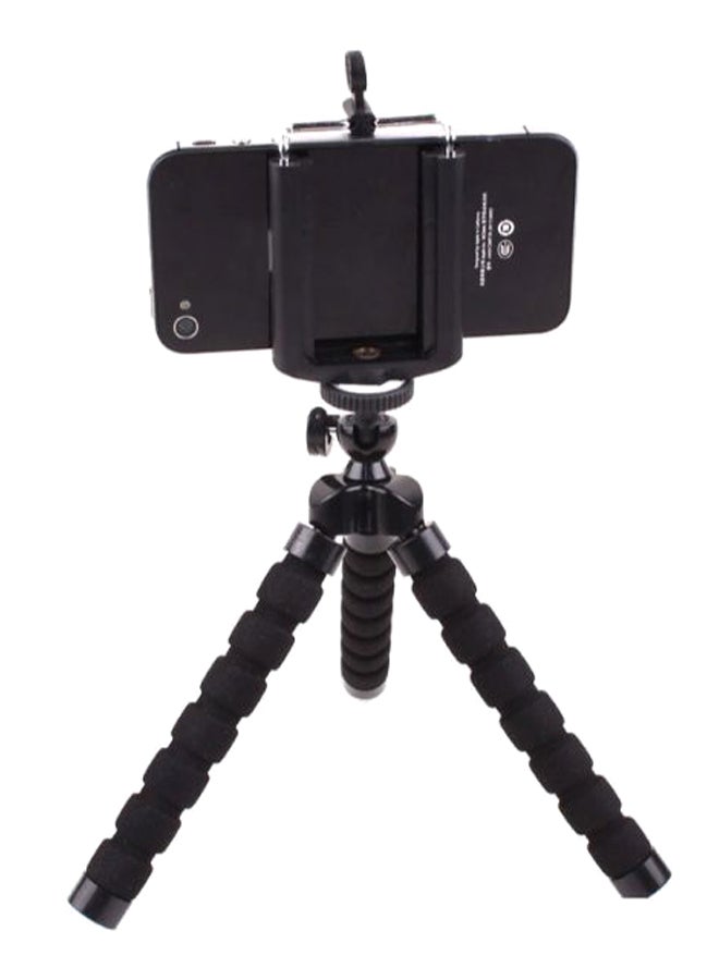 Flexible Joints Sponge Octopus Tripod For Digital Camera Black  - Image 2