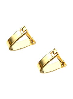 Alloy Gold Plated Cufflinks