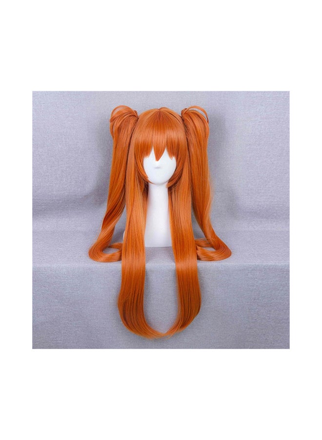 شينج وانج كوين شعر مستعار تنكّري طويل بنمط شخصيات الأنمي برتقالي - Image 2