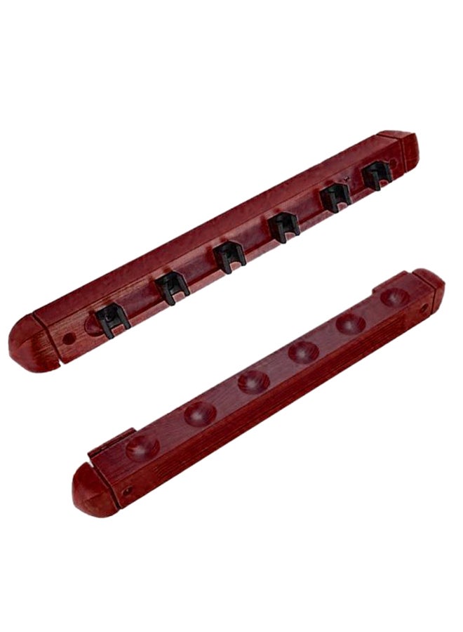 Generic Six Billiard Cue Wall Rack  - Image 2